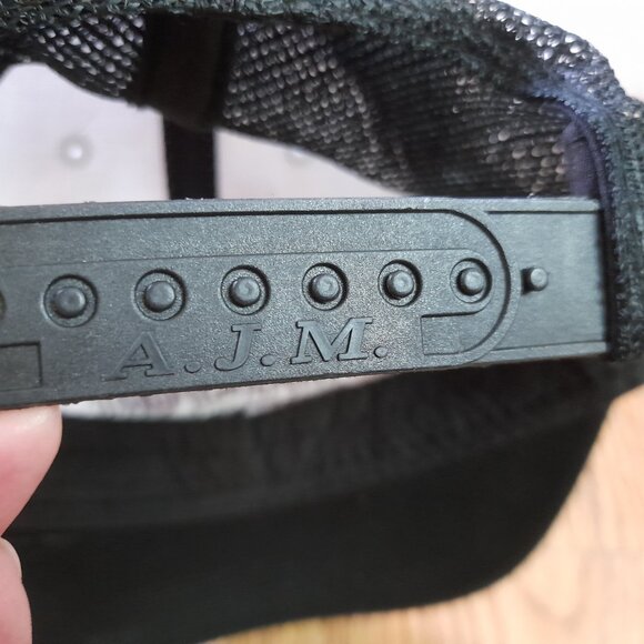 Vintage Trucker Hat JBT Transport Mesh Snapback Cap Black Purple White - Picture 6 of 12